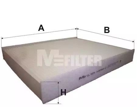 Фільтр салону, bmw 5 (f10)/7 (f01) 2.0-6.0 08- MFILTER (K90942)