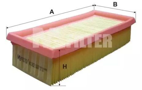 Фільтр повітряний VW (вир-во M-filter), MFILTER (K182)