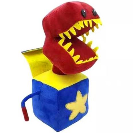 Мягкая игрушка злая зубастая коробка Бокси Бу Poppy Playtime, монстр из коробки Boxу boo, 25 см