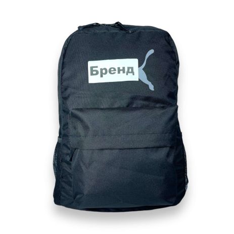 Рюкзак спортивний BagWay 20л одно відділення фронтальний карман бічні кишені, розмір 42*30*16 см чорний принт 6