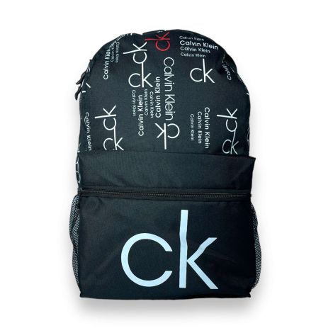 Рюкзак спортивний BagWay 15л одно відділення фронтальний карман бічні кишені, розмір 38*27*12 см чорний принт 4