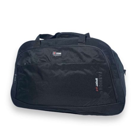 Дорожня сумка Liyang 1001 одне відділення дві кишені на лицьовій стороні розмір: 65*40*22 см чорний