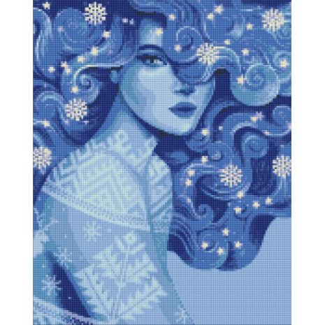 Алмазна мозаїка - Холодна краса pollypop92 Ideyka 40х50 см (AMO7452)