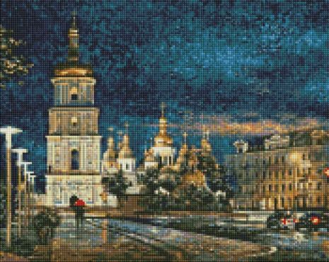 Алмазна мозаїка - Софійська площа Сергій Брандт Ideyka 40х50 см (AMO7349)