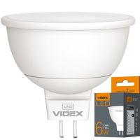 Світлодіодна лампа VIDEX MR16e 6W GU5.3 3000K (VL-MR16e-06533)