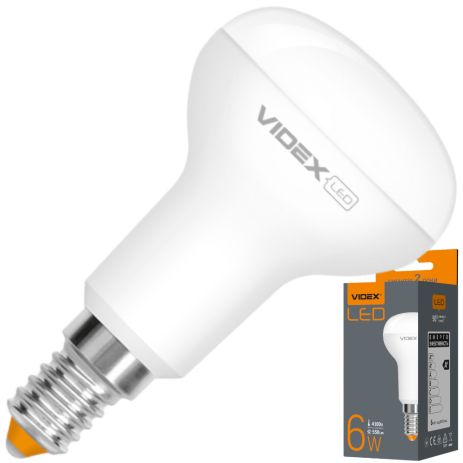 Світлодіодна лампа VIDEX R50e 6W E14 4100K (VL-R50e-06144)
