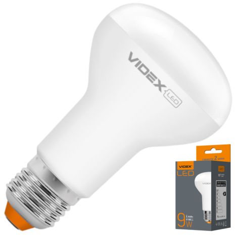 Светодиодная лампа VIDEX R63e 9W E27 4100K (VL-R63e-09274)