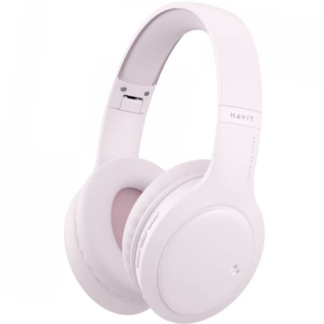 Бездротові навушники HAVIT HV-H633BT накладні рожеві
