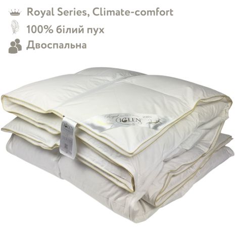 Одеяло пуховое со 100% белым пухом Royal Series Climate-comfort IGLEN 200х220 (20022010WRS)