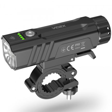 Фара для велосипеда - LED-ліхтарик VIDEX VLF-BA286 2000Lm з променем до 225 м, захищений корпус