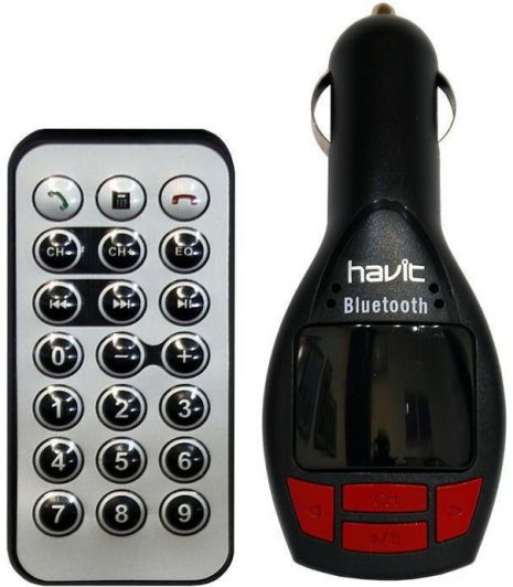 FM-трансмітер HAVIT HV-FM50BT Bluetooth, Hands Free, MicroSD, USB, AUX