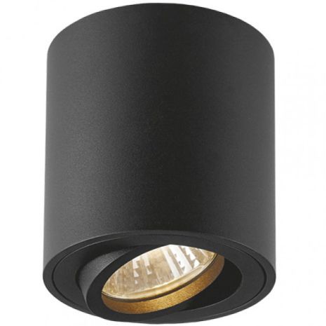 Накладной точечный светильник VIDEX VL-SPF12A-B под лампу GU10 поворотный, черный
