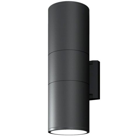 Двусторонний архитектурный светильник VIDEX VL-AR082G IP54 E27x2 в алюминиевом корпусе, черный