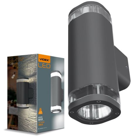 Архитектурно-декоративный двусторонний светодиодный светильник VIDEX VL-AR072G GU10 IP54