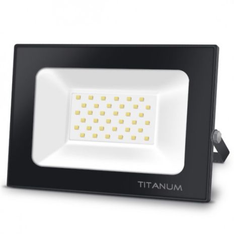 Прожектор світлодіодний TITANUM 30W 6000K TLF306 220V IP65 захищений