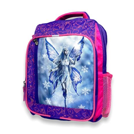 Шкільний рюкзак для дівчинки Bagland 112766294 два відділи кишені троянд.35*25*15 фіолетово-рожевий