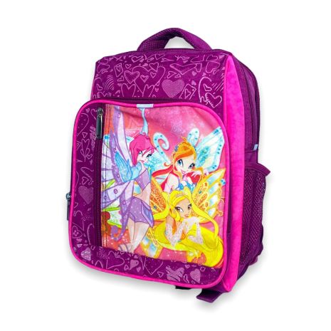 Рюкзак дитячий шкільний для дівчинки Bagland 1287001два відділи внутрішні кишені розм36*25*14 рожевий