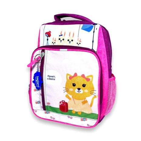 Рюкзак дитячий шкільний для дівчинки Bagland12870434 два відділи внутрішні кармани розм36*25*14 розовий