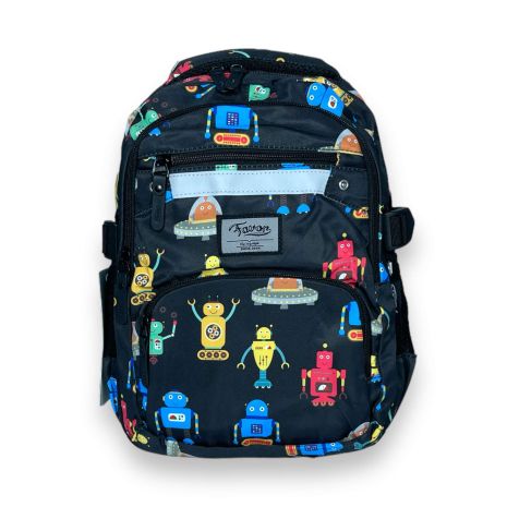 Шкільний рюкзак Favor для хлопчика, два відділення, фронтальні кармани, бічні кармани, розмір: 35*26*12см, чорний