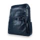 Міський рюкзак з екошкіри, 20 л, 1 відділ, 2 фронтальні кармани, бокові кармани, розмір: 40*30*15 см, чорний