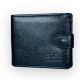 Чоловічий гаманець SXL шкірозамінник 2 відділи для купюр 4 для карток розмір: 12*10*2 см чорний