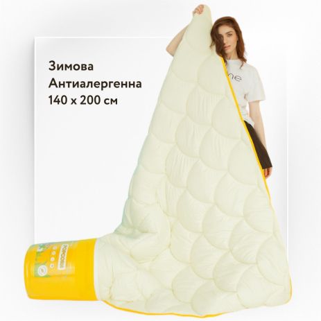 Зимова ковдра IDEIA Popcorn з кукурудзяним наповнювачем 140Х200 см (8-35036)