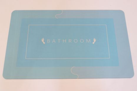 Вологопоглинаючий килимок у ванну 60*90 см на нековзькій основі R30937-90/lightblue