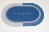Вологопоглинаючий килимок у ванну 50*80 см на нековзькій основі 30940/aquamarine