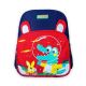 Дитячий рюкзак Xxxiong один відділ фронтальний карман бічні кишені розмір: 30*25*10 см, синє-червоний