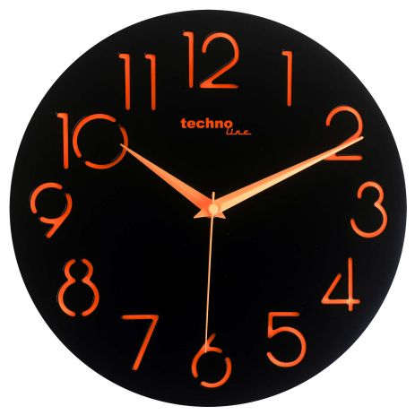 Настінний годинник Technoline WT7230 Black (WT7230)