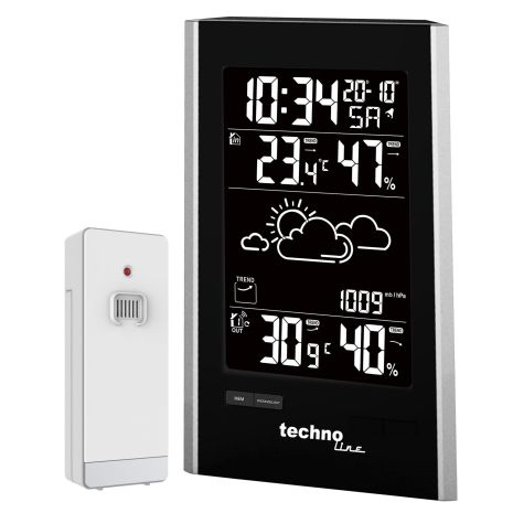 Метеостанция Technoline WS9060 Black/Silver (WS9060)