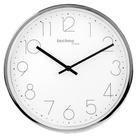 Настінний годинник Technoline WT7210 White/Silver (WT7210)