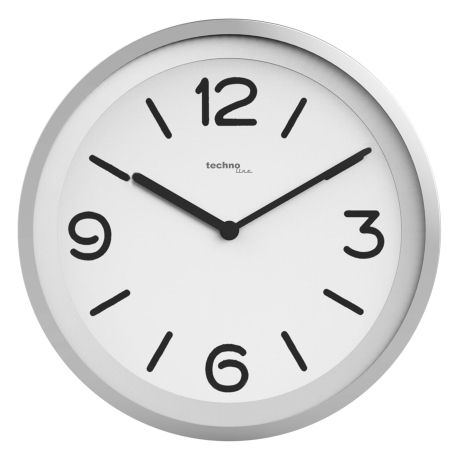Настінний годинник Technoline WT7400 Silver (WT7400)