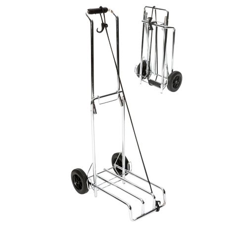 Візок господарський Bo-Camp Luggage Trolley Foldable 40 kg Silver (5267279)