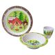 Сервіз столовий Gimex Tableware Kids 3 Pieces 1 Person Adventure (6965570)