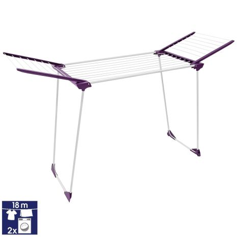 Сушка для білизни для підлоги Casa Si Winner 18m White/Purple (CS92269)