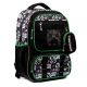 Школьный рюкзак YES, одно отделение, три фронтальных кармана, размер: 43,5*30*15,5 см, черный Minecraft