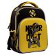 Шкільний рюкзак YES, каркасний, два відділення, фронтальна кишеня, розмір: 39*29*15см, чорно-жовта Never Quit