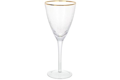 Бокал для красного вина с золотым кантом Donna, 370мл BonaDi 579-239