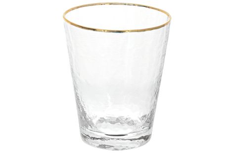 Склянка із золотим кантом Donna, 380мл BonaDi 579-241