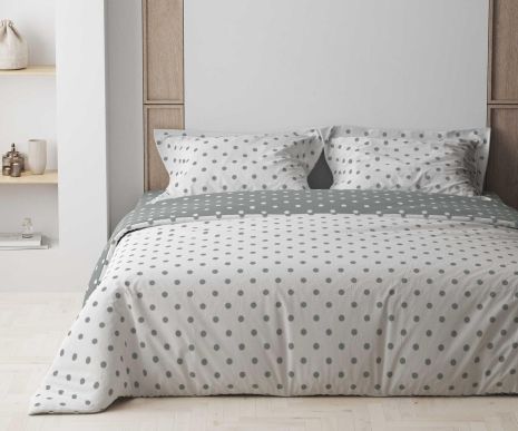 Комплект постільної білизни ТЕП "Happy Sleep" Grey Dots, 50x70 сімейний
