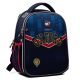 Школьный рюкзак YES, каркасный, два отделения, два боковых кармана, размер: 35*28*15 см, синий Oxford