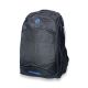 Міський рюкзак 3030 внутрішня кишеня два відділи, кишеня фронтальний раз.45*30*15 чорна з синім