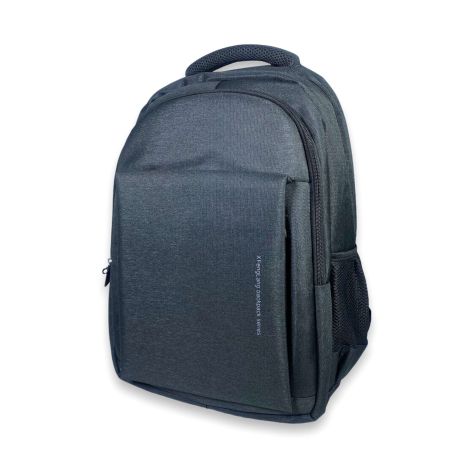 Міський рюкзак, два відділи внутрішня кишеня, фронтальні кишені бічні кишені розм: 50*32*20 чорний