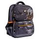 Школьный рюкзак YES, одно отделение, два фронтальных кармана, боковые карманы, размер 40*29*14см серо-черный AsPro