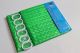 Шторка силіконова для ванної 3D 180*180 см 3Dcolor Зелений