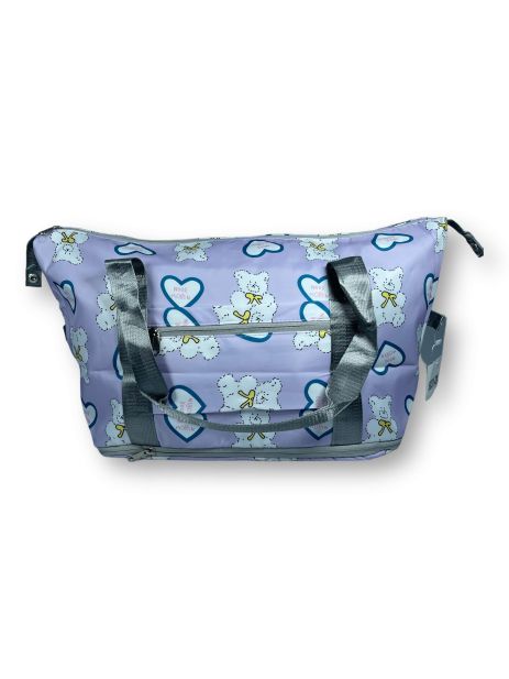 Женская сумка 25л Fashion, 1 отделение, дополнительные карманы, расширение объема, размер: 43*41*20 см, фиолетовая