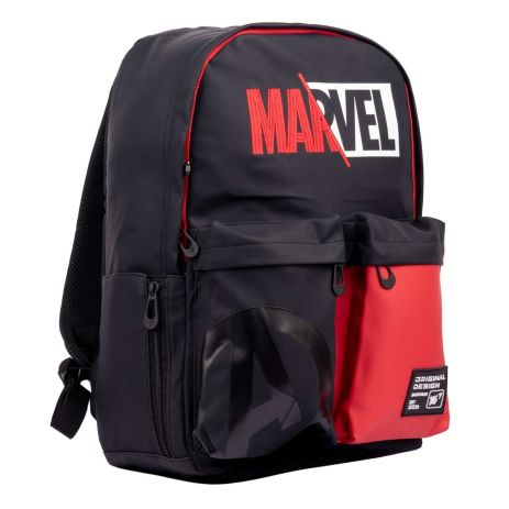 Шкільний рюкзак YES, одне відділення, фронтальні кармани, бічні кармани розмір 46*31*15см чорний Marvel Avengers