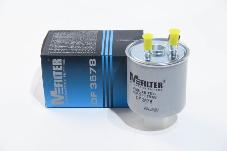Фильтр топливный Kangoo 1.5dCi 10.07- (+датч.воды нижн.), MFILTER (DF3578)