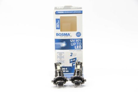 Автолампа 12V H7 ДО LED PLUG DRIVE 2300 Lm WHITE 6500K CANBUS (2 шт.), BOSMA (7275)